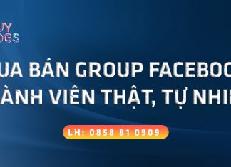 Dịch vụ mua bán group facebook tự nhiên