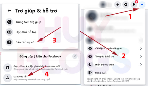 Liên hệ tổng đài hỗ trợ Facebook