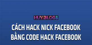 Cách hack nick Facebook bằng code hack Facebook