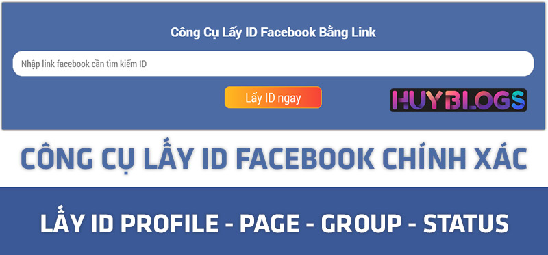 Công Cụ Lấy ID Facebook | Check ID | Find ID | Tìm ID Facebook