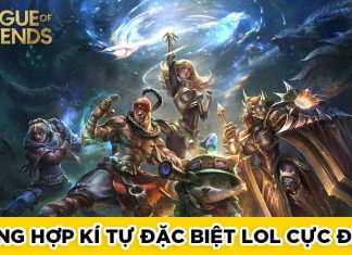 Tổng hợp kí tự đặc biệt LOl trong game đẹp, độc, chất nhất